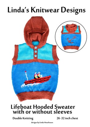 Lifeboat & anchor sweater