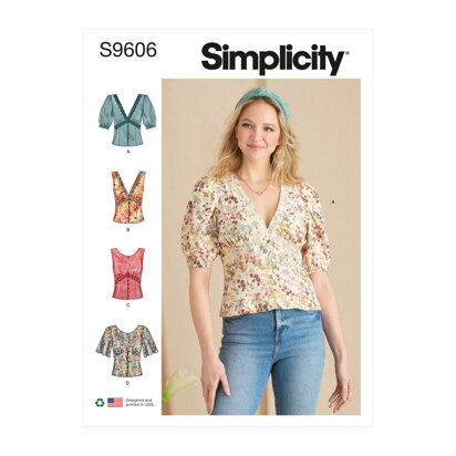 Simplicity Misses' Blouse S9606 - Sewing Pattern