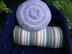 'Lean On Me' Crochet Round Cushion/Bolster