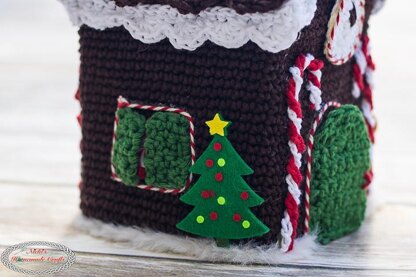 Gingerbread House Tissue Box Cover
