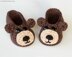 Teddy Bear Baby Booties