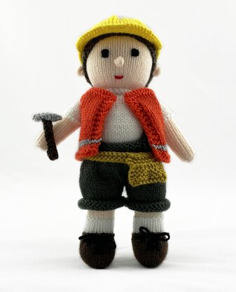 Ben boy doll knitting pattern 19087