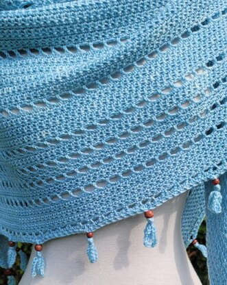 S'up Coconut crochet shawl