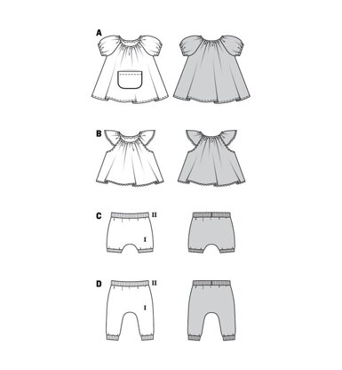 Burda Style Babies' Co-ords B9239 - Sewing Pattern