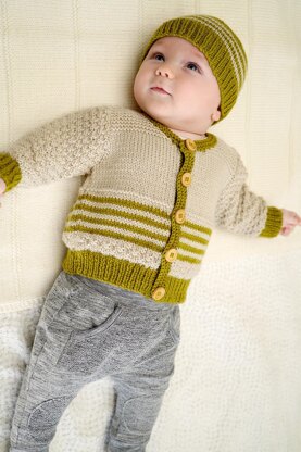 Eden Cardi and Hat - Bc70 Knitting pattern by Little Cupcakes | LoveCrafts