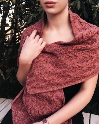 Carl & Clara Scarf - knitting pattern