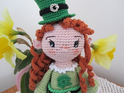 St Patrick Elf (Leprechaun) doll
