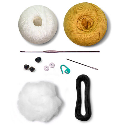 Kit de colección Amigurumi Circle para perros y gatos (receta/material),  color 07-caramelo