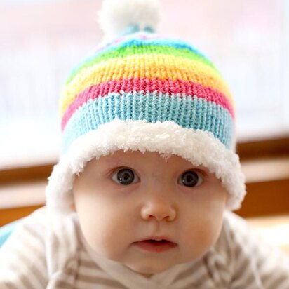 Rainbow Skies Baby Hat