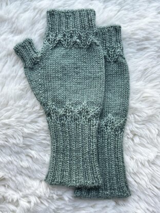 Willow Garden Fingerless Mitts
