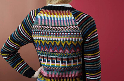 "Alma Sweater" - Sweater Knitting Pattern For Women in Debbie Bliss Rialto DK - DB224