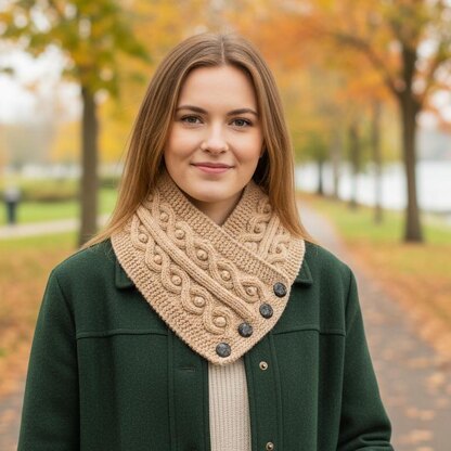 Celtic twist Neckwarmer