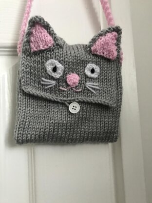 Kids cat bag purse