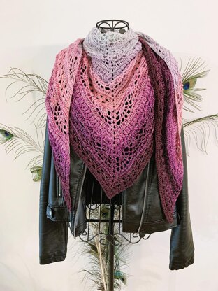 Triangular Scarf "Rhoiteia"