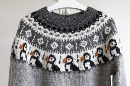 PUFFIN Icelandic Bird Sweater for Adults and Kids