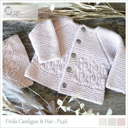 Frida Cardigan & Hat - P246