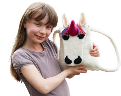 Ulysses Unicorn Felted Backpack