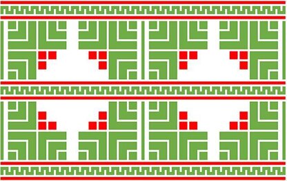Abstract Holly Mosaic Crochet