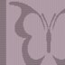 Butterfly blanket Knitting Pattern, Knit and Purl only