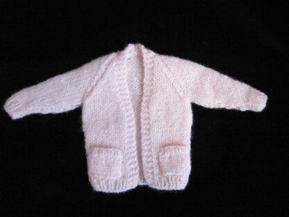 Blythe doll boyfriend cardigan pattern