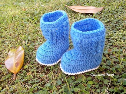 Flue booties baby