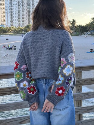 African Flower Sweater