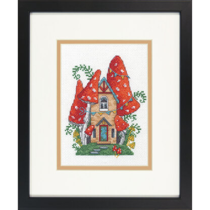 Dimensions Forest House Cross Stitch Kit - 5in x 7in