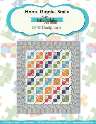 Riley Blake Hope. Giggle. Smile. - Downloadable PDF