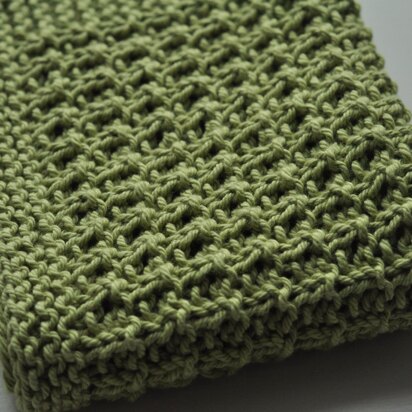 Summer Grille Washcloth / Dishcloth - knitting pattern