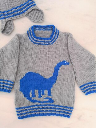 Dinosaur Sweater - Brontosaurus