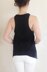 Black Linen Tank Top