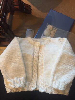 One baby cardigan