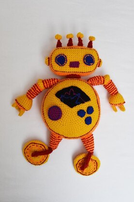 Yellow Robot Amigurumi