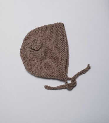 Baby Bear Knit Bonnet 0-12m
