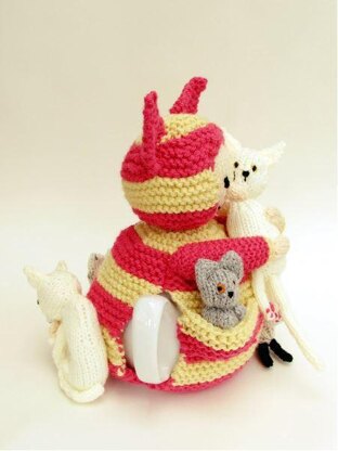 Cat Lady Tea Cosy Knitting Pattern
