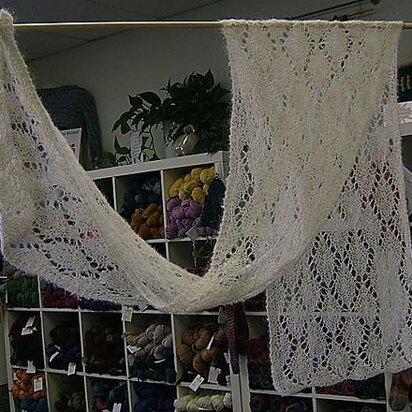 Goose Down Shawl - knitting pattern