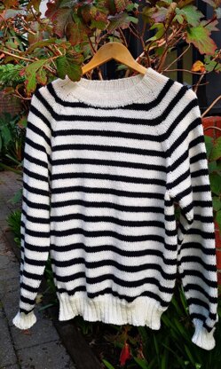 Stripe Vines Sweater