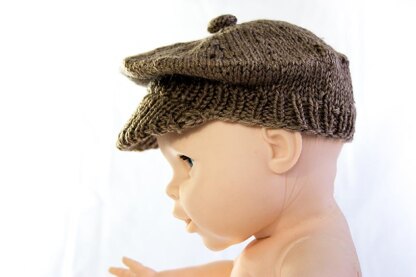 Knit Newsboy Cap