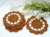 Crochet Pattern Round Placemat Crochet Coaster