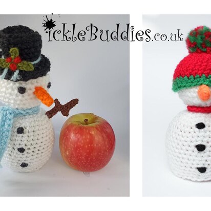 Crochet Snowman Chocolate Orange Cover