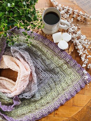 The Ocean Waves Shawl