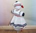 Sailor Dress Baby Crochet Pattern #184