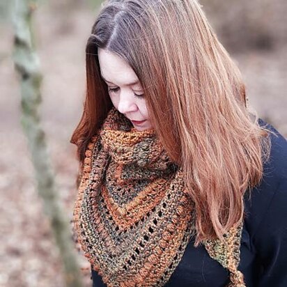 Minerva Triangle Wrap Shawl