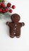 Gingerbread Man NO SEW crochet pattern