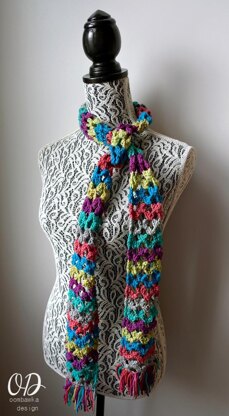 Rainbow of Butterflies Scarf