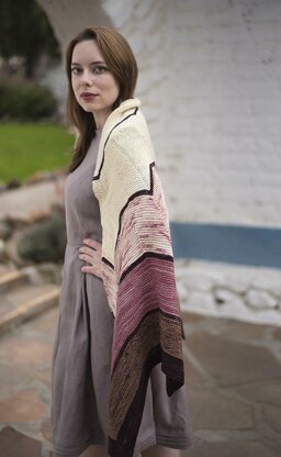 Cherry and Plum Shawl