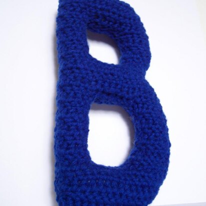 Capital B Alphabet Letter Pattern