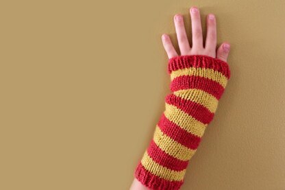 Striped Wristwarmers