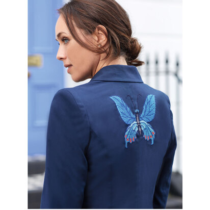 5TH Avenue - Butterfly Blazer and clutch bag in Anchor - Downloadable PDF