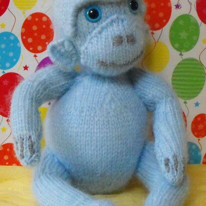 NURSERY MONKEY TOY KNITTING PATTERN - MADMONKEYKNITS